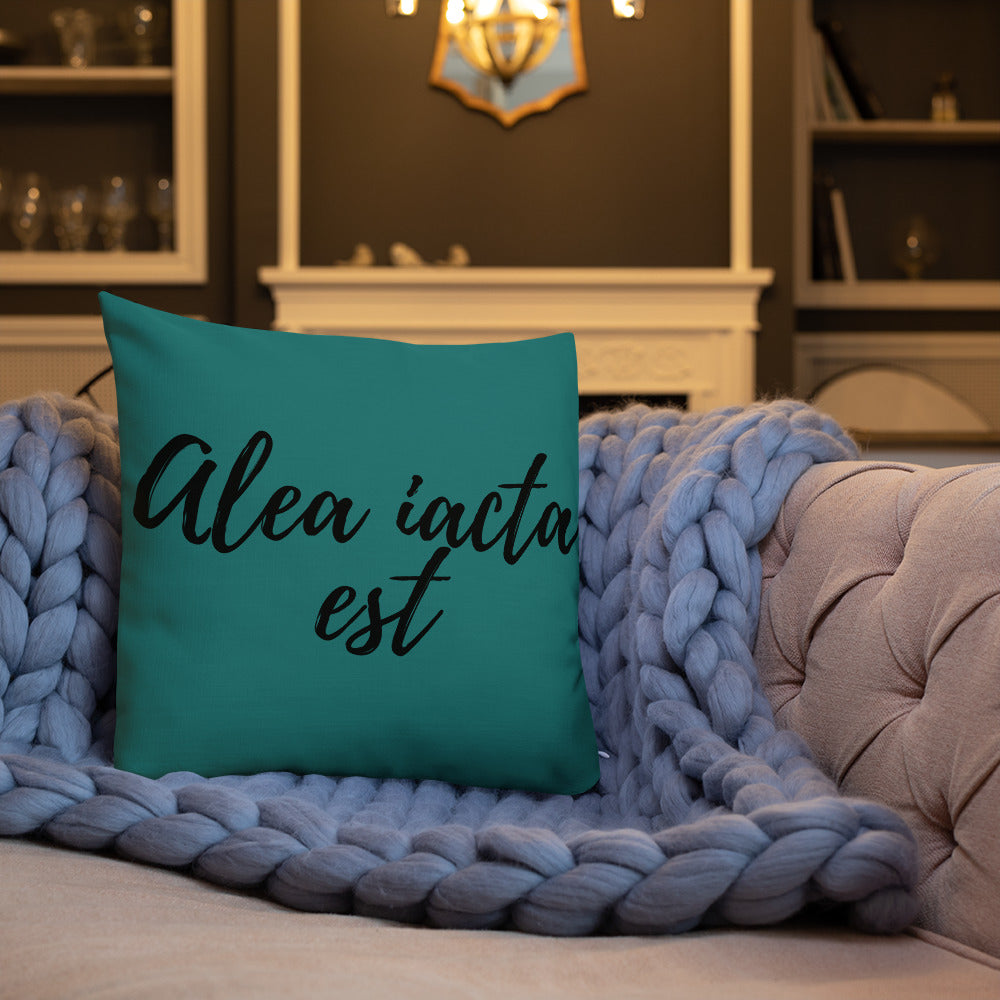 Premium-Kissen "Alea iacta est"