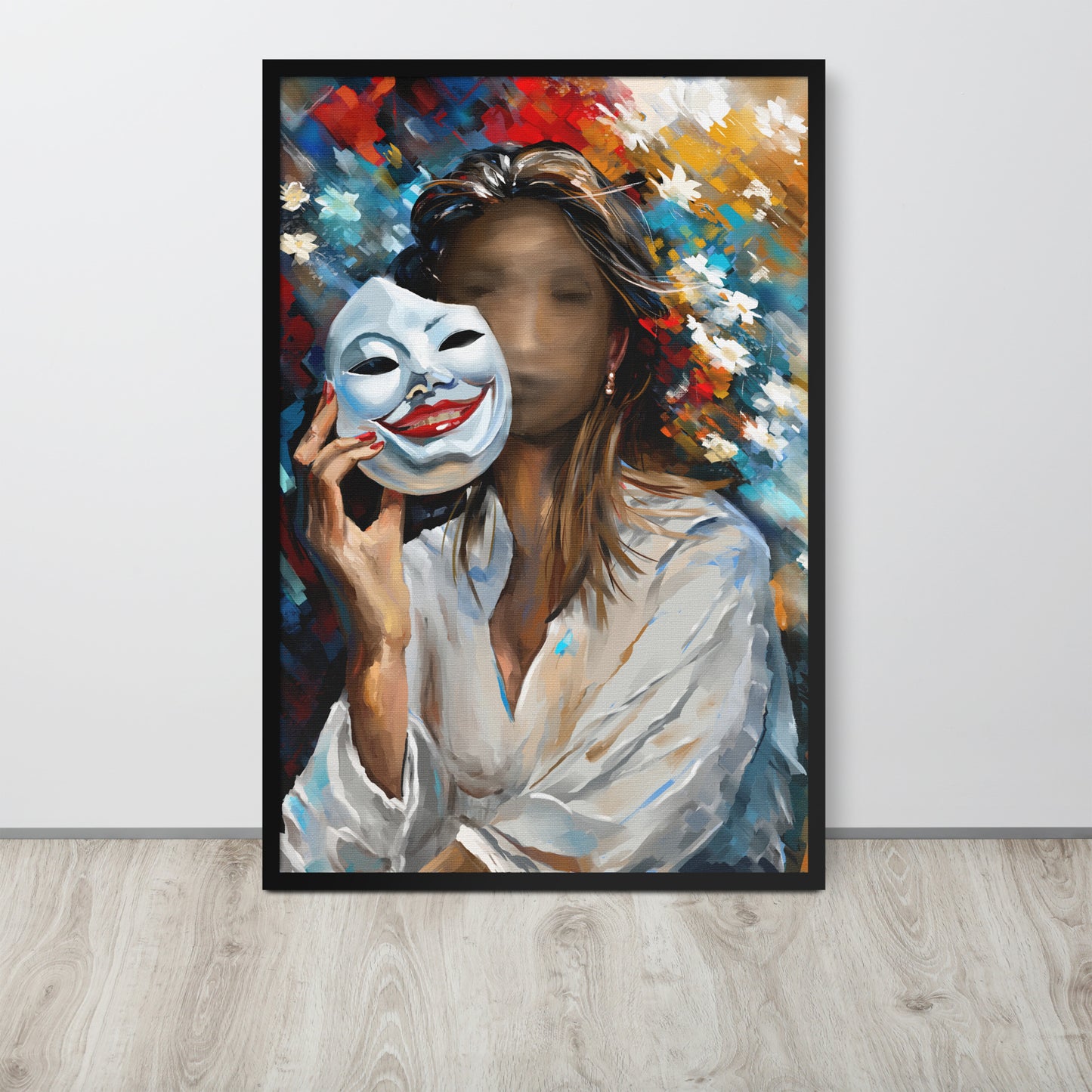 Framed poster "unmasking"