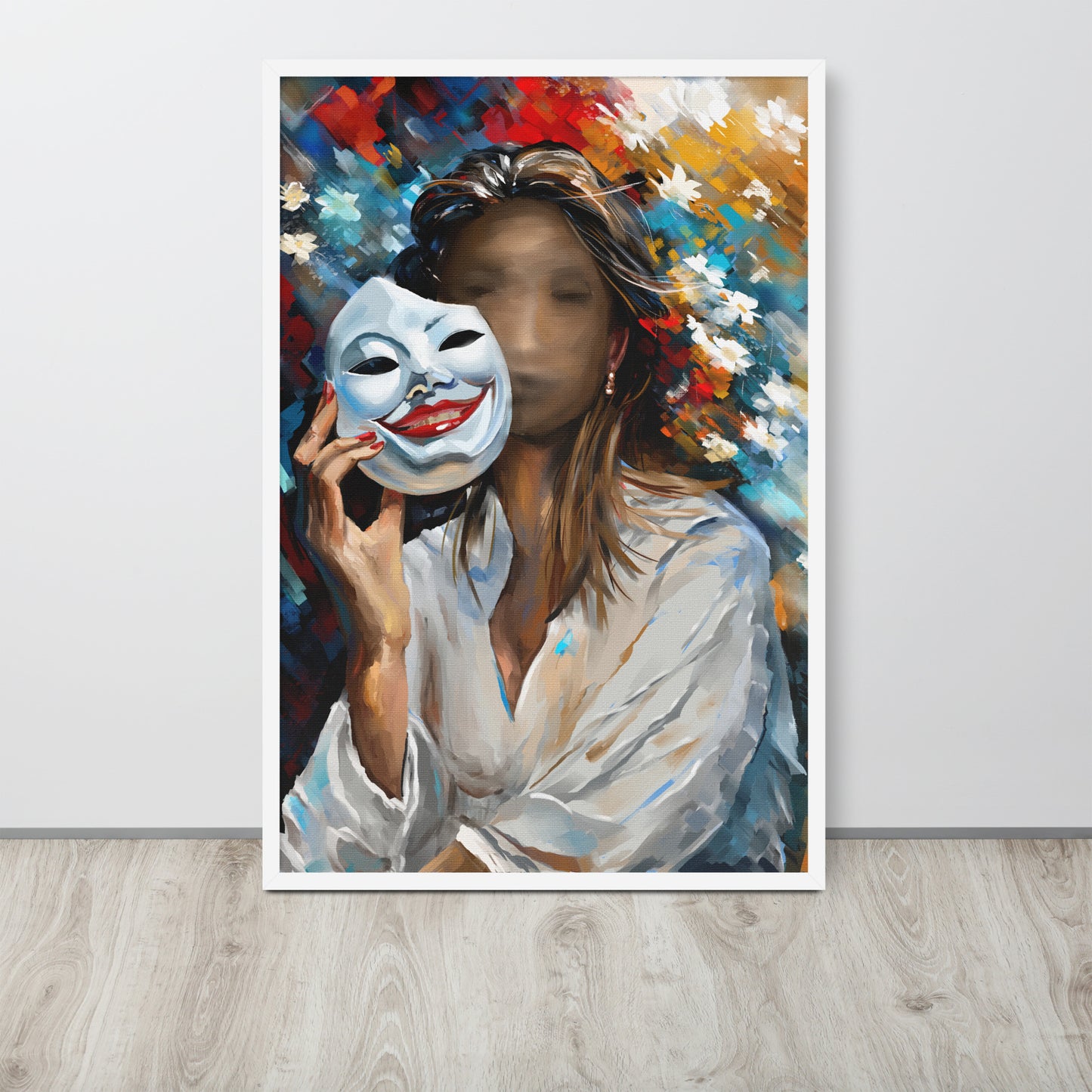 Framed poster "unmasking"